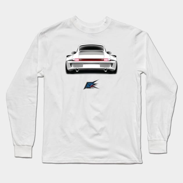 porsche 911 rwb Long Sleeve T-Shirt by naquash